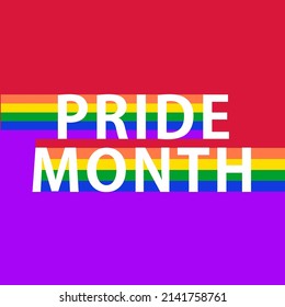 Pride Month Modern Style Geometric