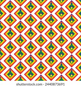 Pride month pattern LGBTQ pattern