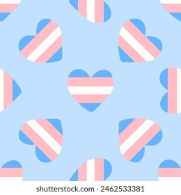 Pride Month seamless pattern.  Symbol of the LGBT community. Perfect for fabric, textile, wrapping paper, wallpaper and other print and design. Vector illustration