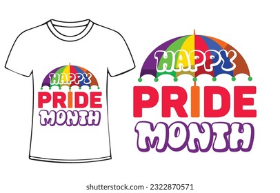 pride month svg design for t-shirt, cards, frame artwork, bags, mugs, stickers, tumblers, phone cases, print etc.