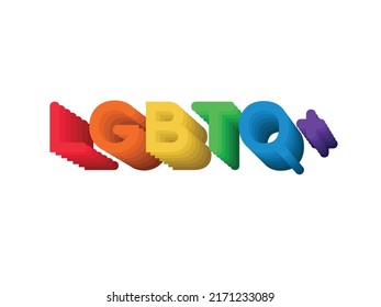Pride month vector graphic trendy design for  LGBTQ community.