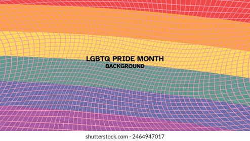 Pride rainbow flag background banner lgbtq vector illustration