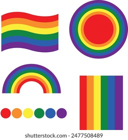 Orgullo Bandera arco iris ICONO LGBTQ