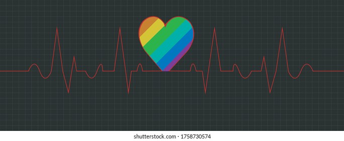 The Pride Rainbow Love Wins