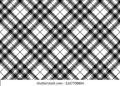 Pride of scotland tartan check plaid pixel seamless pattern. Vector illustration.