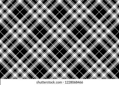 Pride of scotland tartan fabric texture pixel seamless pattern. Vector illustration.