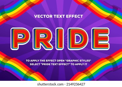 Pride Text Effect Fully Editable