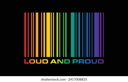 Pride Theme Vektor: Ideal für Banner, Bekleidung und Souvenirs