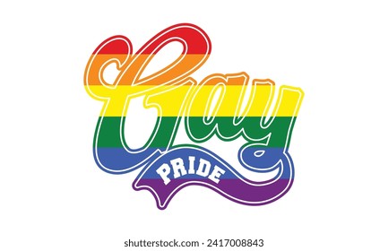 Pride Theme Vector: Ideal for Banners, Apparel, and Souvenirs