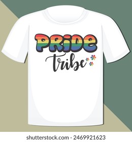 PRIDE TRIBE  PRIDE MONTH T-SHIRT DESIGN,