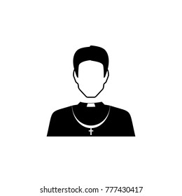 priest avatar icon. Characters of professions Icon. Premium quality graphic design. Signs, symbols collection, simple icon for websites, web design, mobile app on white background