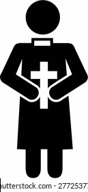 Priest Pastor Pictogram