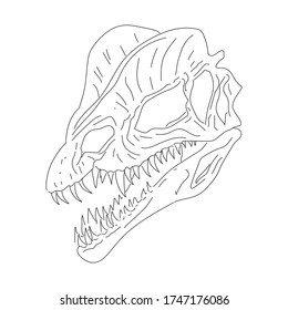 primal. hand drawn vector illustration, isolated on white background