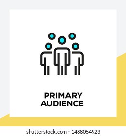 PRIMARY AUDIENCE AND ILLUSTRATION ICON CONCEPT