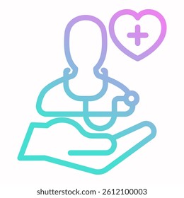 Primary Care Icon Element For Design