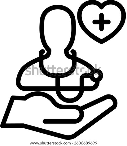 Primary Care Icon Element For Design