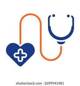 Ilustração do vetor de preenchimento do ícone Primary Care