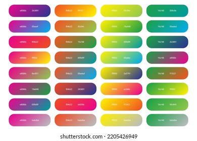 Primary color pairs green red white orange orange yellow can be used to match design colors in backgrounds for both images and vector color grading gradient