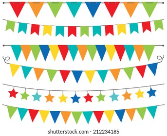 Primary Colored Bunting