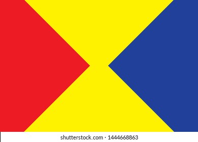 Primary colors background, blue, red, and yellow. Vector illustration.