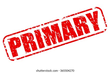 Primary red stamp text on white