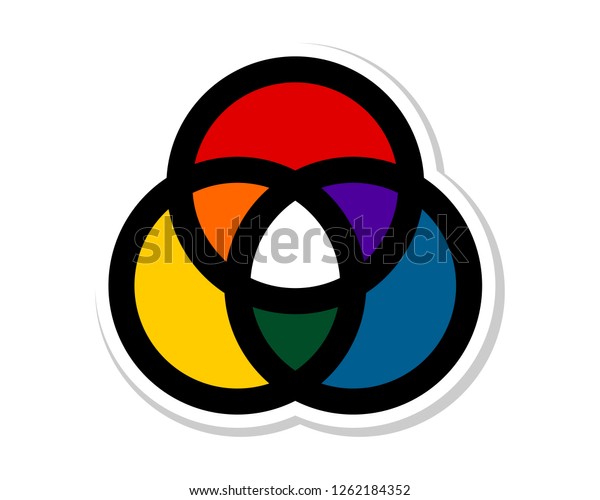 Primary Secondary Colors Transparency Design Stock Vector (Royalty Free ...