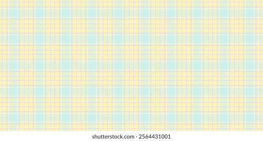 Primary textile texture vector, decoration fabric pattern check. Elementary tartan background plaid seamless in light and white colors palette.