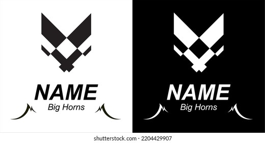 Primates con logo de cuernos grandes