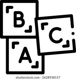 Priempictogram. Dunne lineaire stijl ontwerp geïsoleerd op witte achtergrond