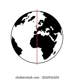 Prime Meridian In A Geographic Coordinate System