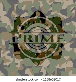 Prime on camo texture