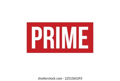 Prime Rubber Stamp Seal Vector