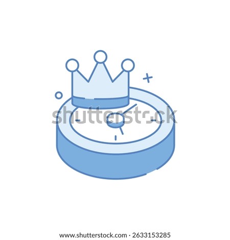 Prime Time Icon vector stock illustration