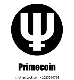 Primecoin icon. Simple illustration of primecoin vector icon for web