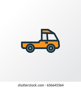 Prime-Mover Colorful Outline Symbol. Premium Quality Isolated Pickup  Element In Trendy Style.