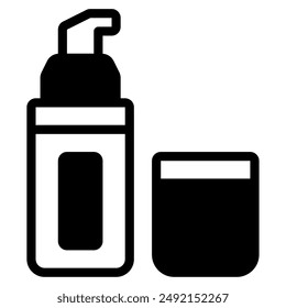 Primer cosmetic beauty icon illustration