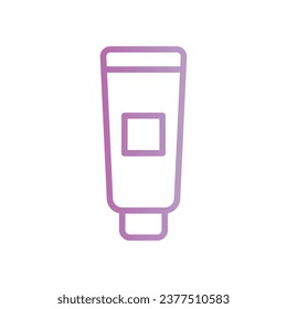 icono de introducción con ilustración de material vectorial de fondo blanco