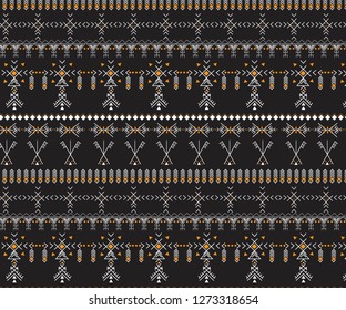 primitive berber signs pattern,repeated ethnic elements,vector illustration