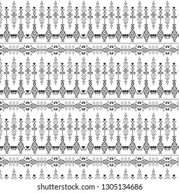 primitive berber signs pattern,repeated ethnic elements,vector illustration