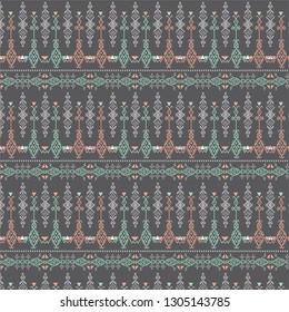 primitive berber signs pattern,repeated ethnic elements,vector illustration