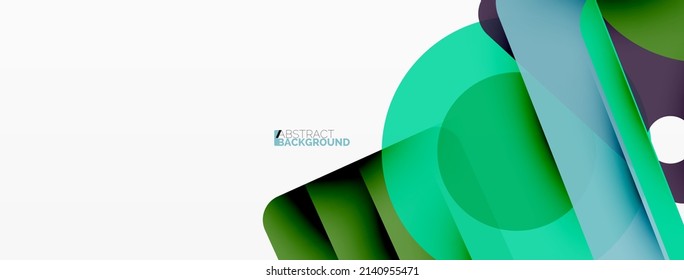 Primitive geometric shapes - line, triangle, square and circle composition. Vector geometric minimal abstract background for wallpaper, banner, background, landing page
