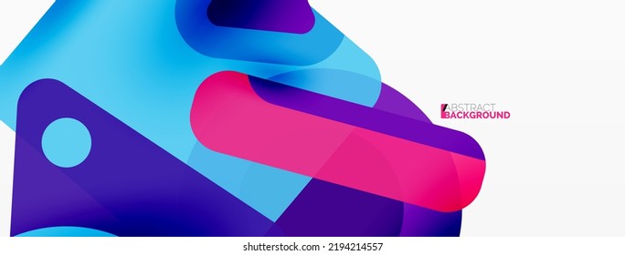 Primitive geometric shapes - line, triangle, square and circle composition. Vector geometric minimal abstract background for wallpaper, banner, background, landing page