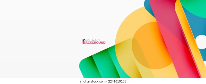 Formas geométricas primitivas: composición de líneas, triángulos, cuadrados y círculos. Fondo abstracto mínimo geométrico vectorial para fondo de pared, banner, fondo, página de inicio