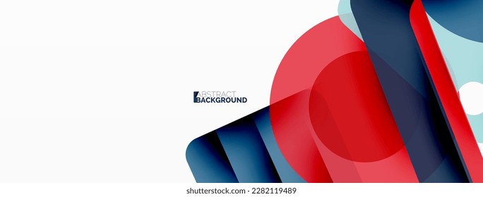 Formas geométricas primitivas: composición de líneas, triángulos, cuadrados y círculos. Fondo abstracto mínimo geométrico vectorial para fondo de pared, banner, fondo, página de inicio