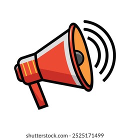 alto-falante primitivo para ícone de som em fundo branco.