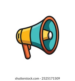 primitive loudspeaker for sound icon on white background.