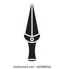 primitive old weapon simple icon