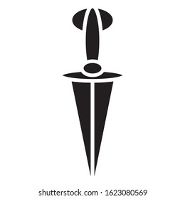 primitive old weapon simple icon