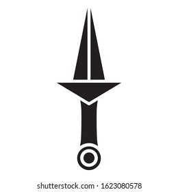 primitive old weapon simple icon