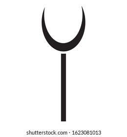 primitive old weapon simple icon